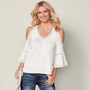 Cold shoulder top